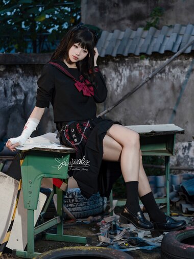 [Cosplay] 咬一口兔娘 - 不良女高