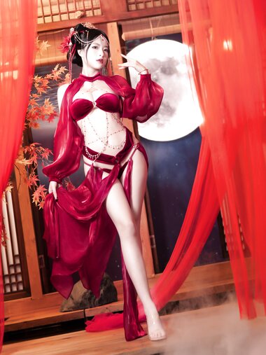 [Cosplay] 尤物清水由乃 - 月下舞姬