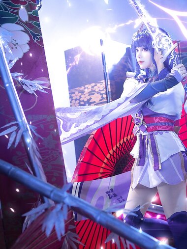 [Cosplay] Hashimoto Tamaki 桥本环沫 - Thunder General 雷电将军