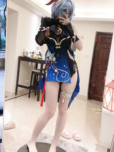 [Cosplay] Snow Duck 屑雪雪鸭 - Ganyu New Year 甘雨 新年