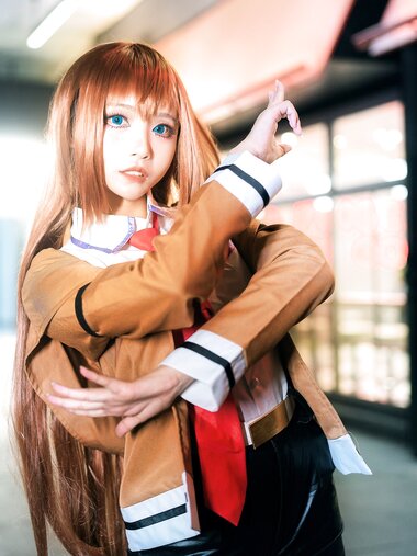 [Cosplay] 凰儿 - 命运石之门助手Makise Kurisu