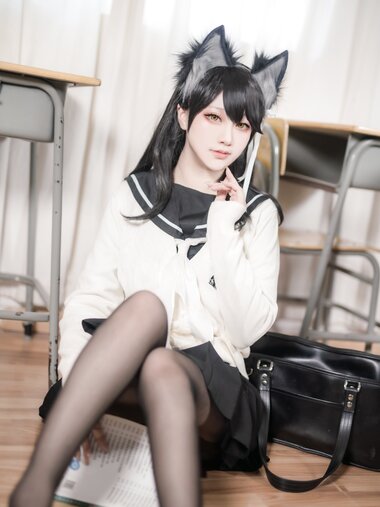 [Cosplay] Halo 酱 - Atago School Uniform 爱宕校服