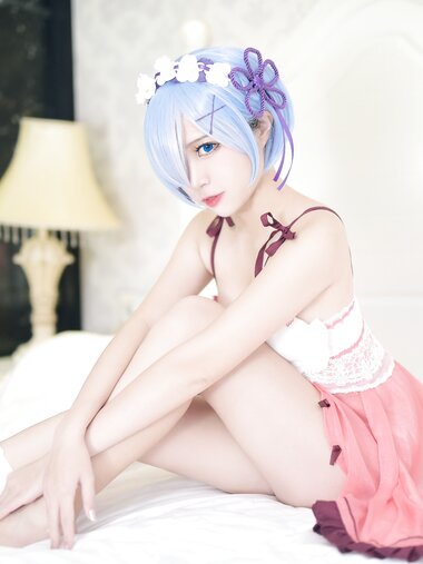 [Cosplay] Nisa 二佐 - Rem Pajamas 雷姆睡衣