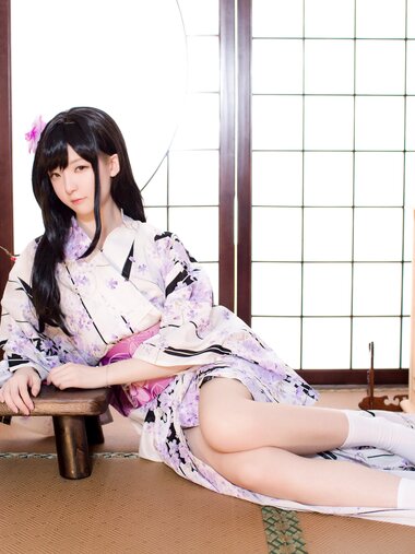 [Cosplay] YiXiaoYangZe 一小央泽 - Japanese style socks 和风短袜