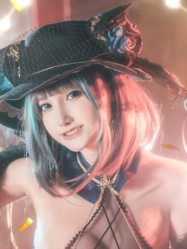[Cosplay] Airi 仙九 - Cheshire Cheongsam 柴郡旗袍