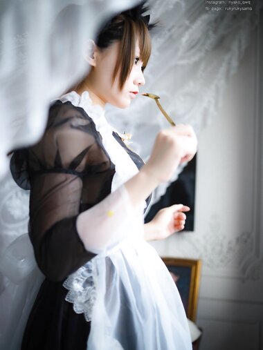 [Cosplay] Nyako 喵子 - Transparent Maid 透明女仆