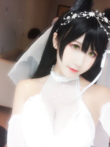[Cosplay] Sandu 69 三度69 - Pet dog bride 爱宕犬花嫁
