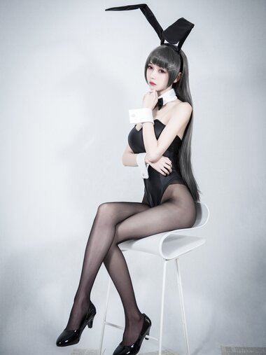 [Cosplay] Ni De Fu Qing 你的负卿 - Senior Bunny Girl 学姐兔女郎