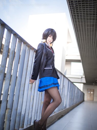 [Cosplay] 白金Saki写真 - 制服黑丝