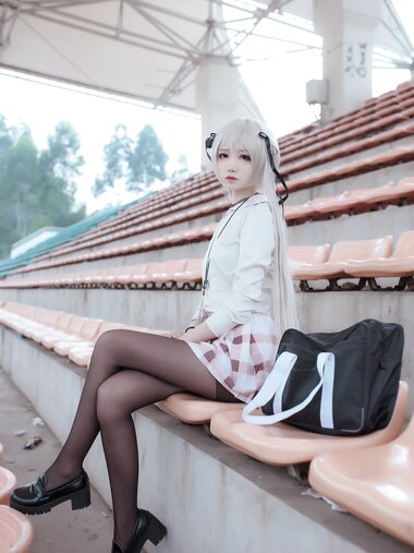 [Cosplay] Alannis 五更百鬼 - School Uniform Dome 校服穹