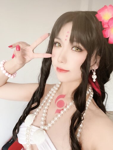 [Cosplay] Yibeibuchi 一北亦北 - Seshoin Swimsuit 杀生院泳装