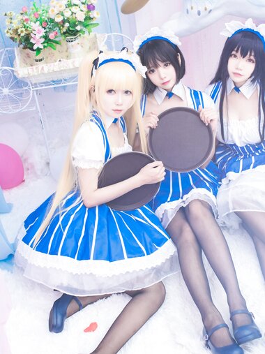 [Cosplay] 白金Saki 女仆