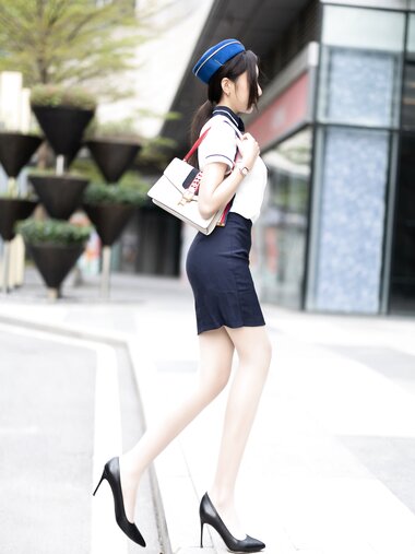 [Cosplay] 王馨瑶 空姐