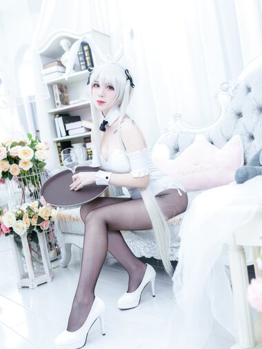 [Cosplay] 次元少女羊大真人 - 穹妹兔女郎