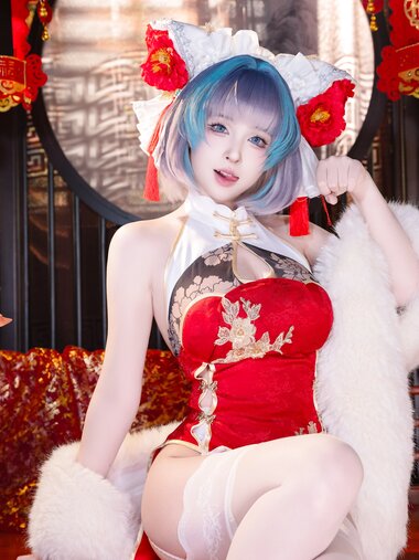 [Cosplay] 清水由乃 - 柴郡新春旗袍
