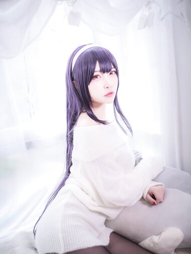 二佐Nisa - NO.076 霞之丘诗羽学姐毛衣 [47P-99MB]