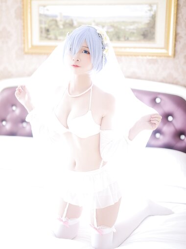 二佐Nisa - NO.038 蕾姆婚纱 [35P-96MB]