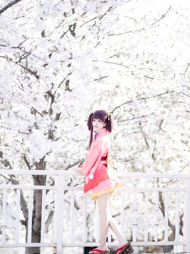 [Cosplay] 九柒喵 - 甲铁城的卡巴内利 无名 和服