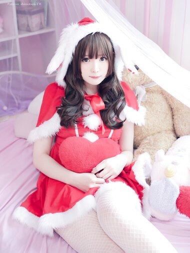 [Cosplay] 霜月shimo - NO.027 兔子圣诞节 [12P-126MB]