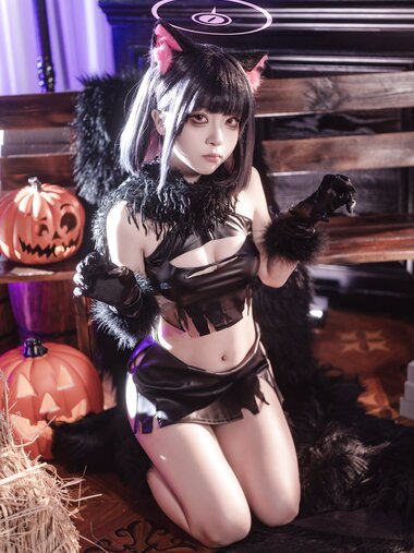 [Cosplay] 矢量鱼 - 和纱万圣节