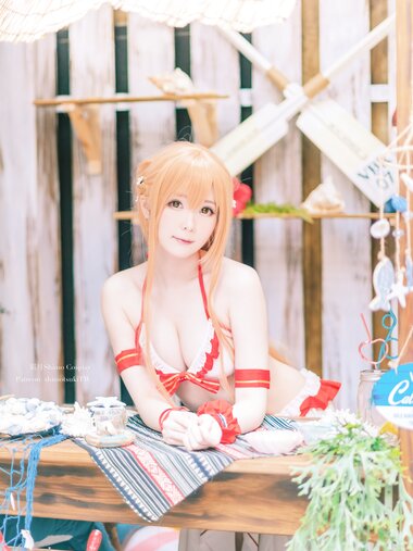 [Cosplay] 霜月shimo - NO.041 亚丝娜泳装 [17P-349MB]