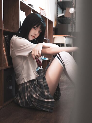 [Cosplay] 桜桃喵 - 教室死库水