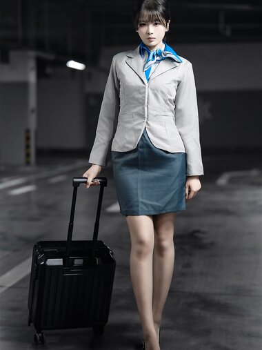 [Cosplay] 轩萧学姐 - 空姐车库