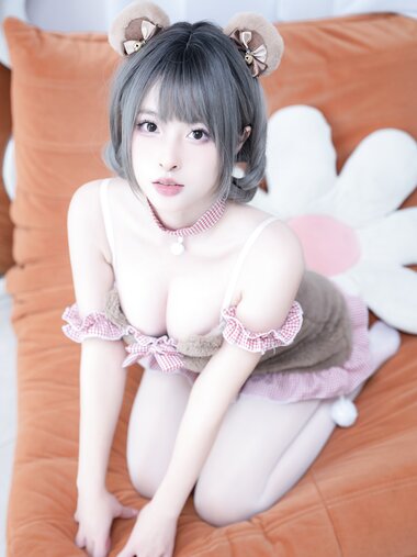 [Cosplay] 尤物清水由乃 - 可爱熊