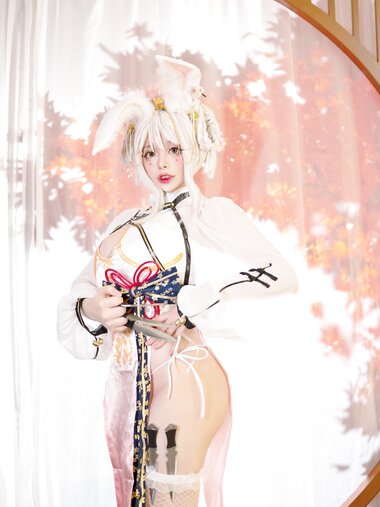 [Cosplay] NinJa 阿寨寨 - White Rabbit 肉肉大白兔