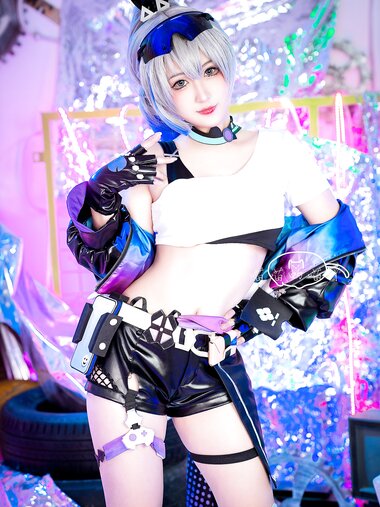 [Cosplay] Miao Miao 喵喵的喵吖 - Honkai - Star Rail Silver Wolf 星穹铁道 银狼