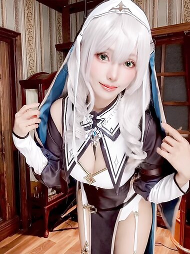 [Cosplay] Ely_eee(ElyEE子) - Shirogane noel~Nun