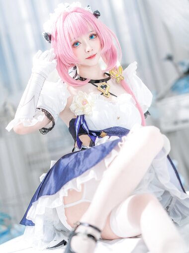 [Cosplay] Komaki Xiaojuan 大大卷卷小卷 - Honkai 3rd Elysia Maid 崩坏3 爱莉希雅女仆