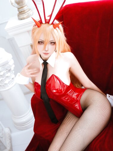 [Cosplay] Seya-狮砸 - 电锯人 帕瓦 玛奇玛 兔女郎