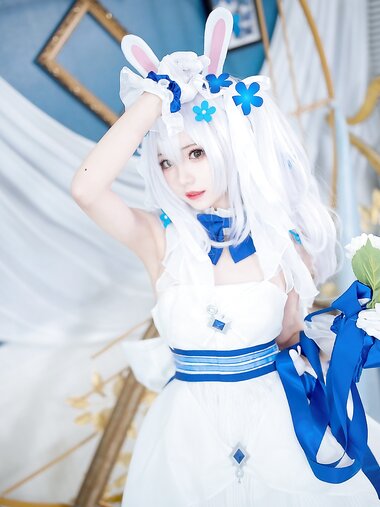 [Cosplay] Hana 花柒 - Laffey Bride 拉菲花嫁