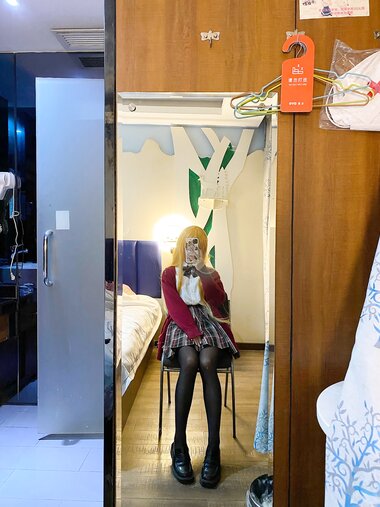 [Cosplay] Yuko Imoen 芋圆侑子 - Golden Hair Bad JK 金毛不良jk
