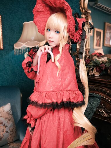 [Cosplay] Hana 花柒 - Rozen Maiden Shinku 蔷薇少女真红
