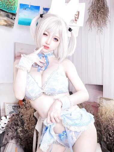 [Cosplay] 沖田凜花Rinka - 蓝色兔子