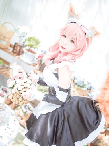 [Cosplay] Kita Kitano 北之北 - FGO Tamamo no Mae Maid FGO-玉藻前女仆