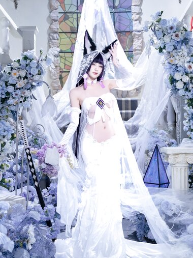 [Cosplay] 清水由乃 - 碧蓝航线 武藏 紫藤花