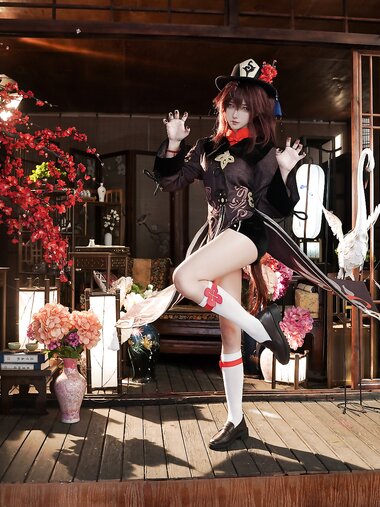 [Cosplay] Seya 狮砸 - Silver Wolf Linghua JK 银狼 绫华JK
