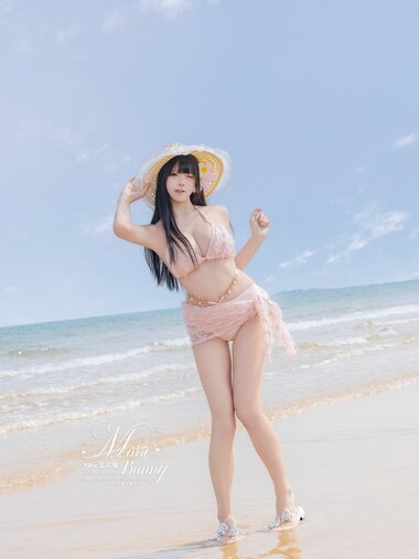 [Cosplay] 黏黏团子兔 - 2025年07月作品『粉红假日』[97P3V-2.17GB]