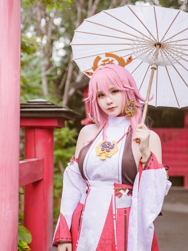 [Cosplay] Feather_rr 前羽_rr - Yae Miko 八重神子