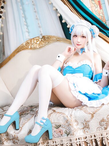 [Cosplay] Gua Xi Jiang 瓜希酱 - Little Swan Maid 小天鹅 女仆