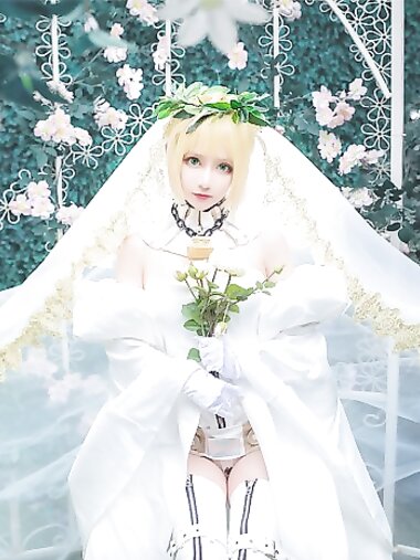 [Cosplay] Lin Zi Lin 凛子酱 - Nero Bride 花嫁尼禄