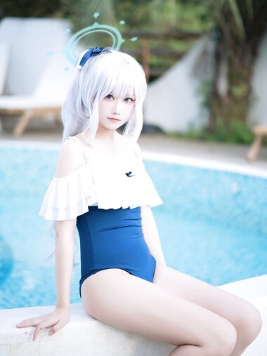 [Cosplay] Lunananya - Miyako Swimsuit 宫子泳装