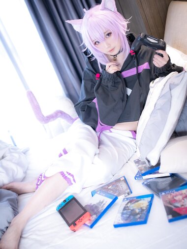 [Cosplay] Sameki - Nekomata Okayu