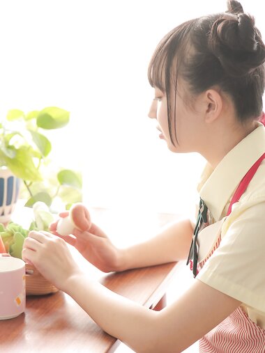[Lovepop] Yui Iruma 入間ゆい – Photosets 040 Schoolgirl Uniform (apron)
