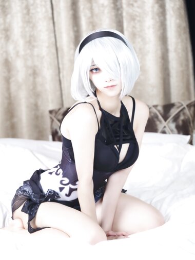 [Cosplay] Tabetei Yakiniku 焼肉たべ亭 - 2B (NieR Automata)