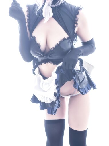 [Cosplay] Meko Hokunai NO3 マシュ メイド服ver [68P 122MB]