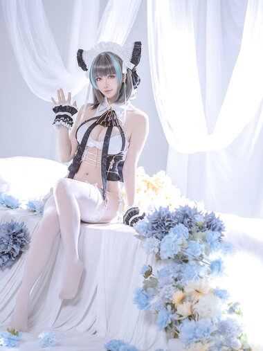 [Cosplay] 星之迟迟 2025年08月计划D-碧蓝航线-柴郡 [55P1V-723MB]